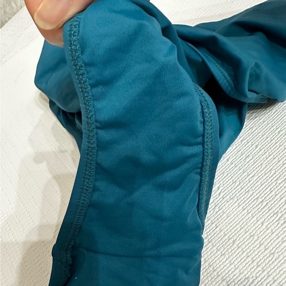 ANNE COLE Bikini Bottom Plus Size 20W High Waist Shirred Teal Full Figure - Picture 7 of 9